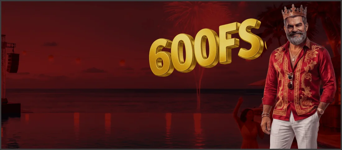 1King 600 free spin kampanya görseli